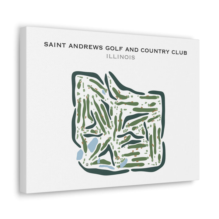 St. Andrews Golf and Country Club, Illinois - Printed Golf Courses