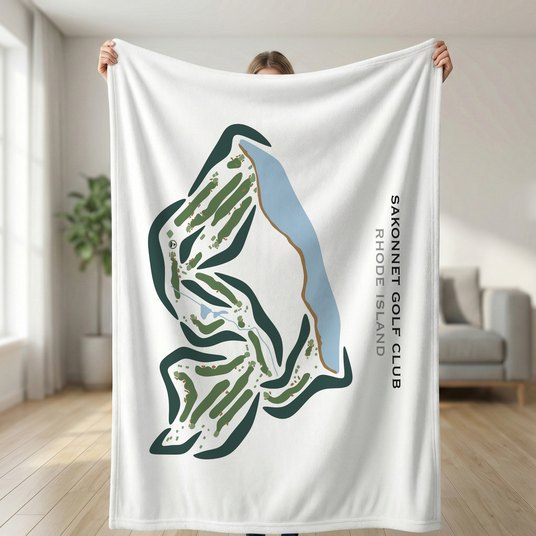 Sakonnet Golf Club, Rhode Island - Printed Golf Course