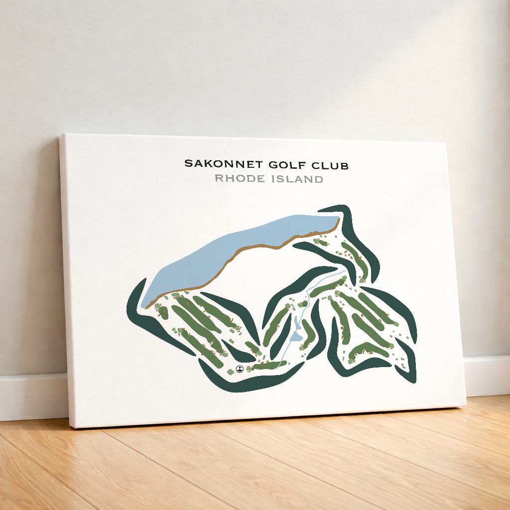 Sakonnet Golf Club, Rhode Island - Printed Golf Course