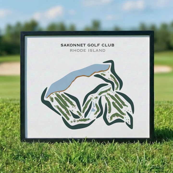 Sakonnet Golf Club, Rhode Island - Printed Golf Course
