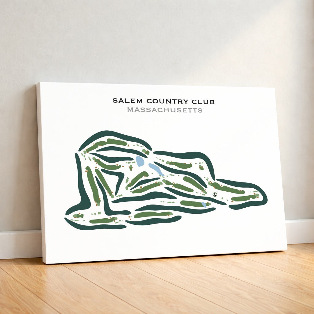 Salem Country Club, Massachusetts - Printed Golf Courses