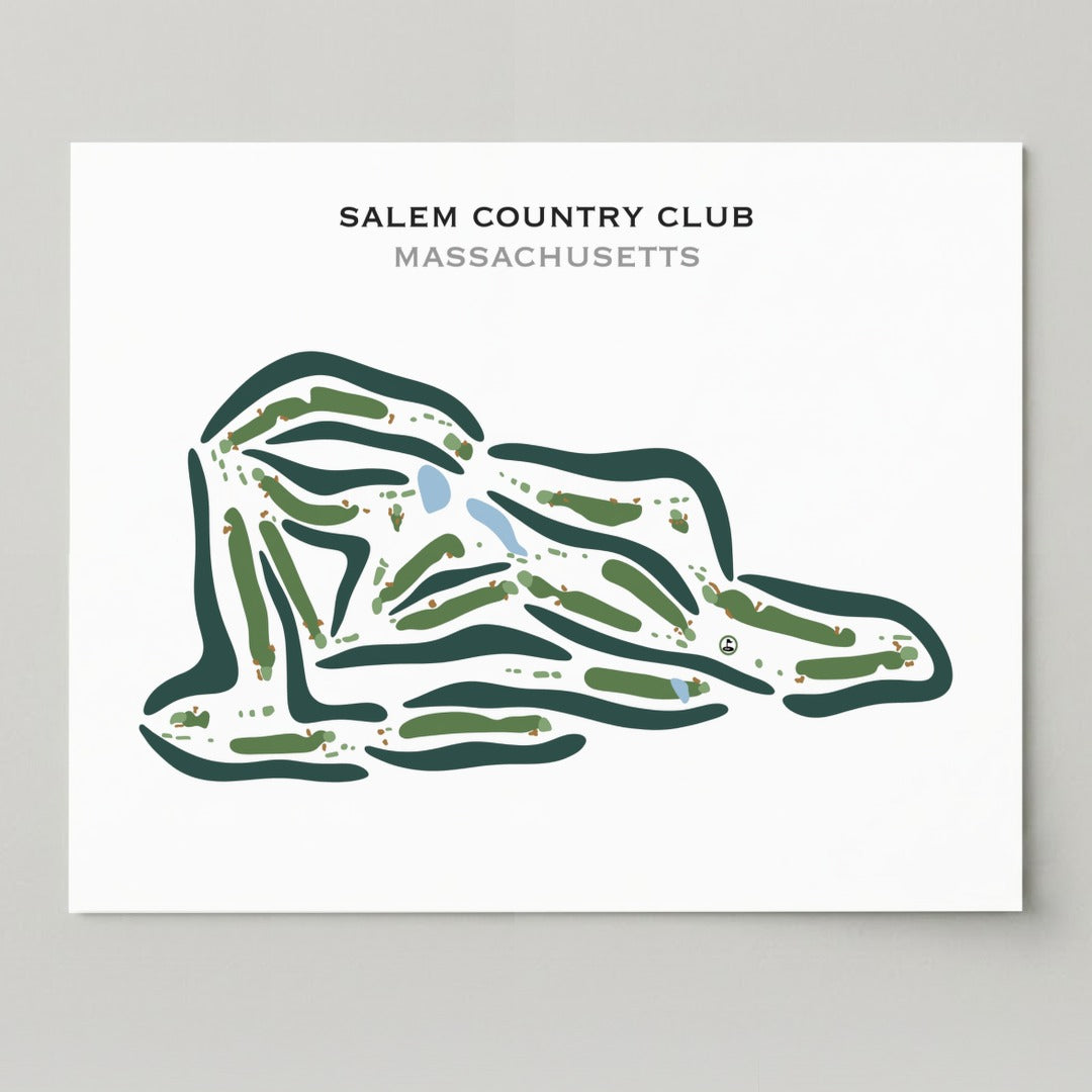 Salem Country Club, Massachusetts - Printed Golf Courses