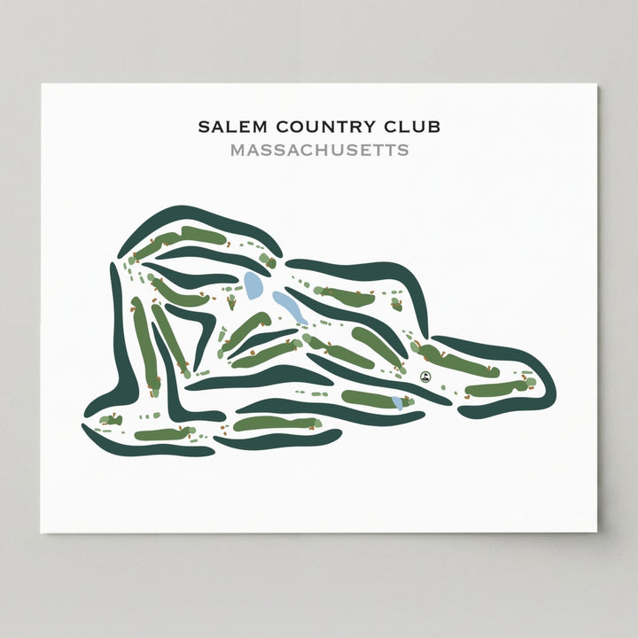 Salem Country Club, Massachusetts - Printed Golf Courses