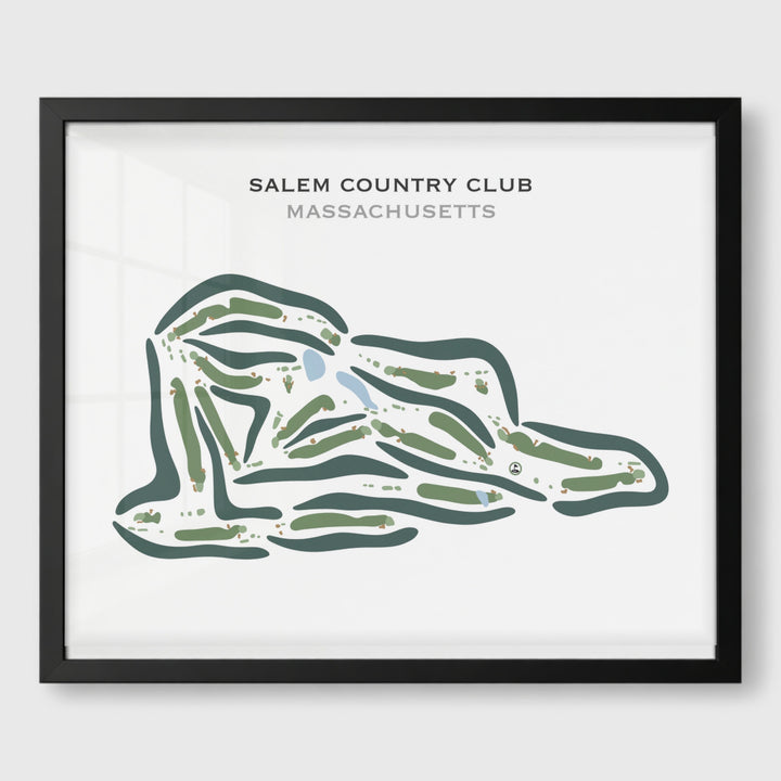 Salem Country Club, Massachusetts - Printed Golf Courses