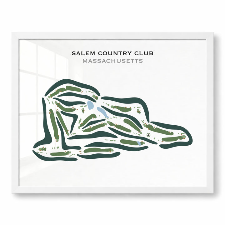 Salem Country Club, Massachusetts - Printed Golf Courses