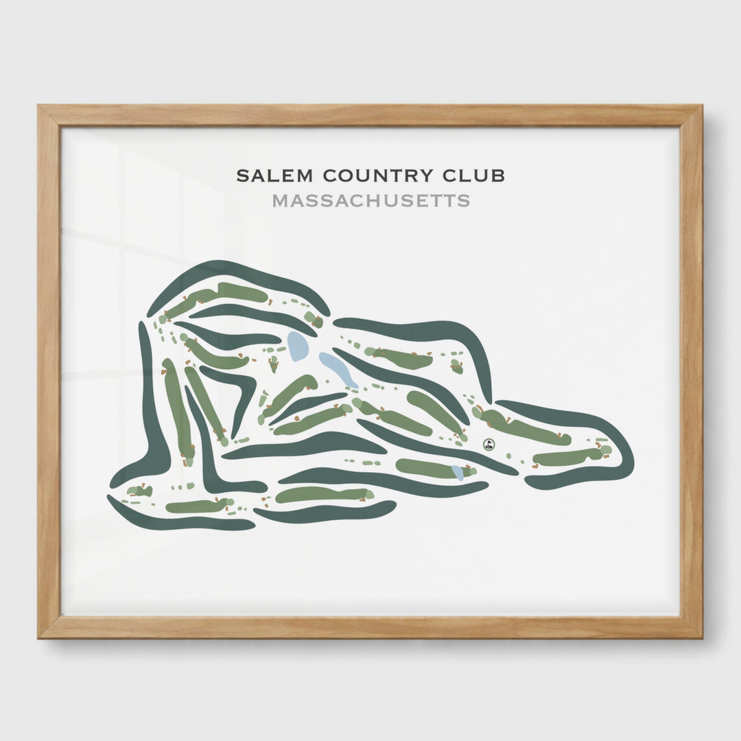 Salem Country Club, Massachusetts - Printed Golf Courses