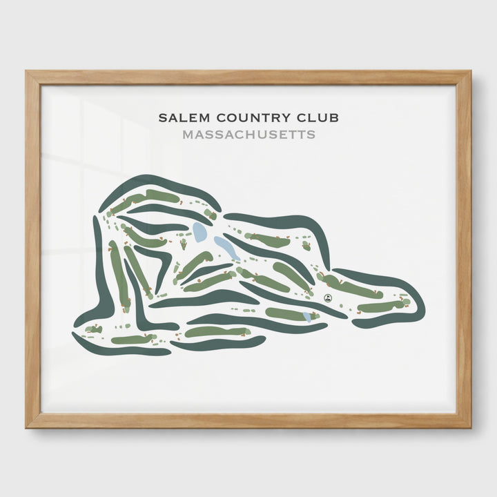 Salem Country Club, Massachusetts - Printed Golf Courses