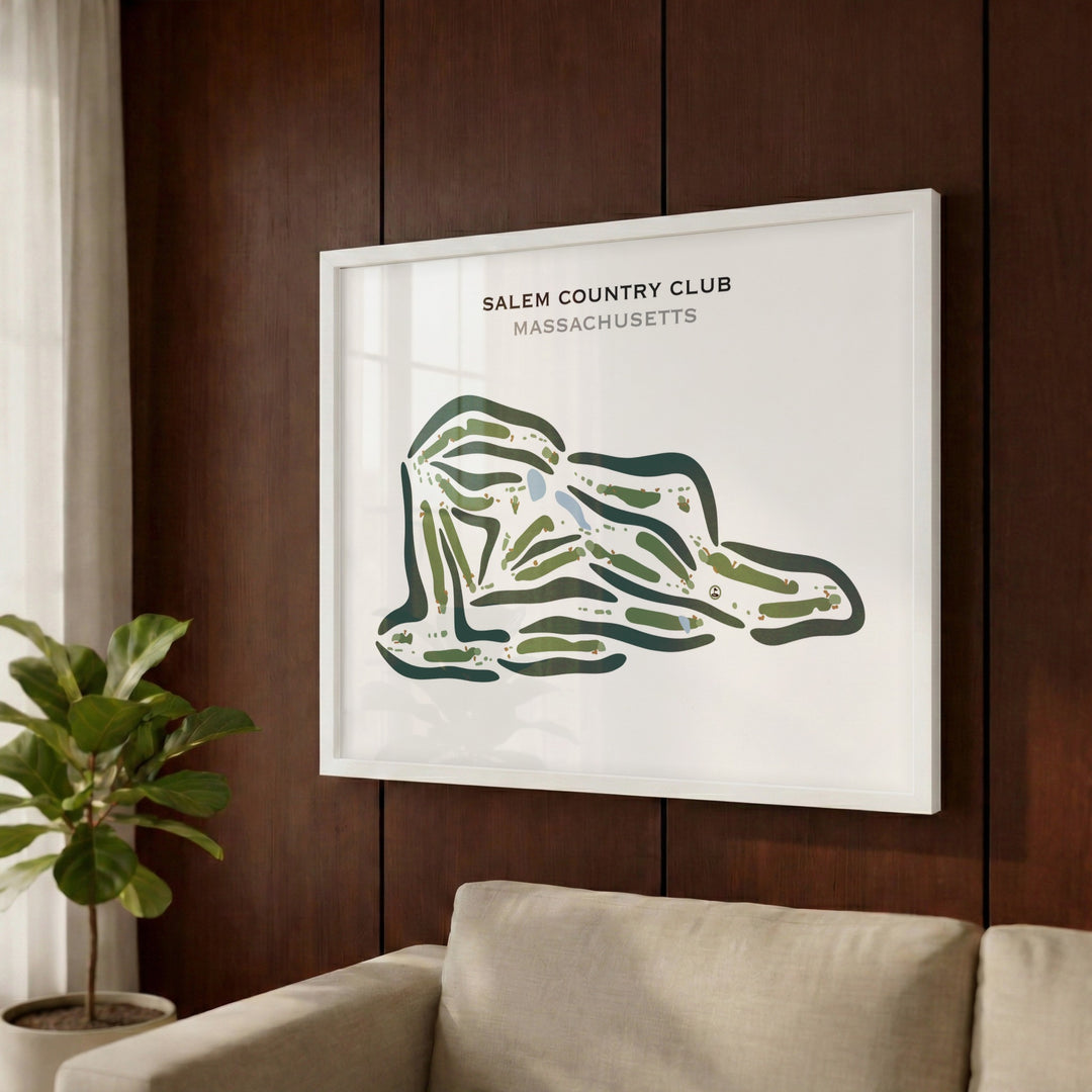 Salem Country Club, Massachusetts - Printed Golf Courses