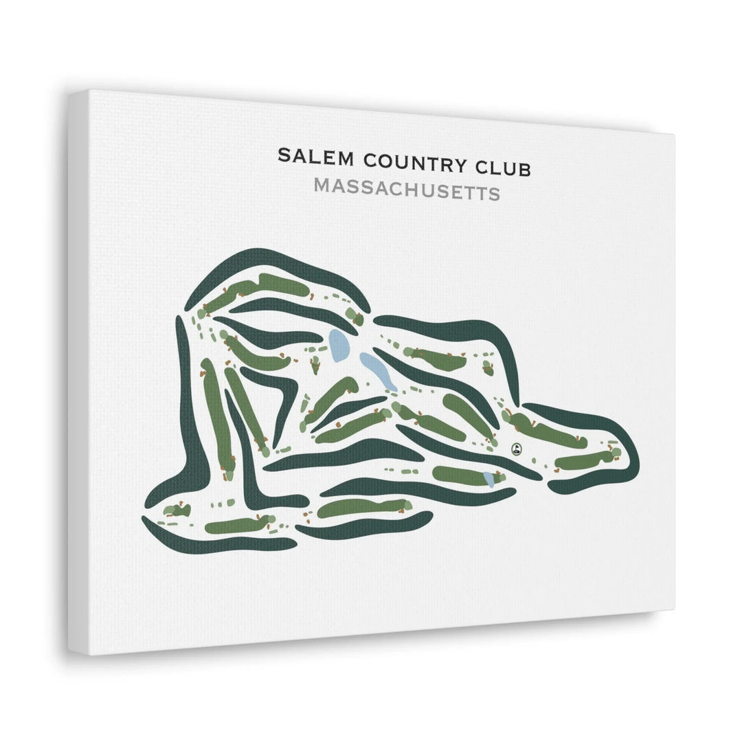 Salem Country Club, Massachusetts - Printed Golf Courses