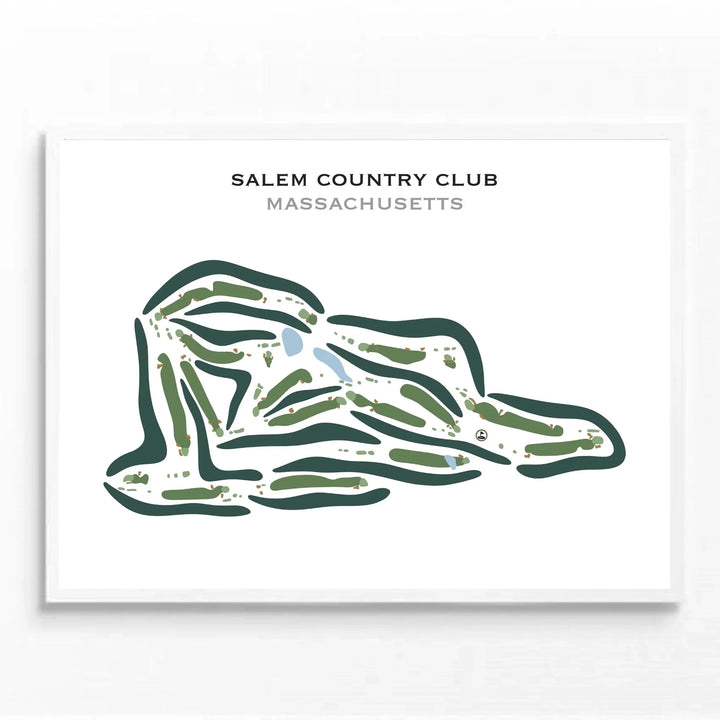Salem Country Club, Massachusetts - Printed Golf Courses