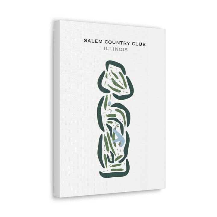 Salem Country Club, Illinois - Printed Golf Courses