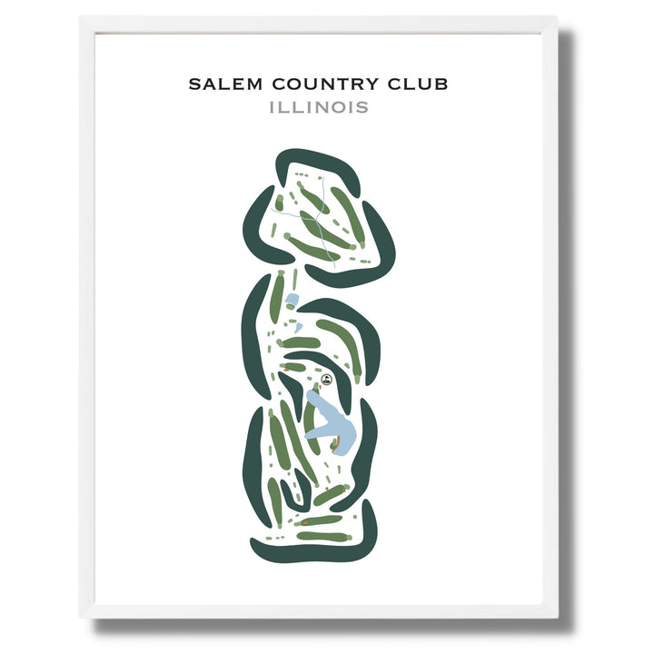 Salem Country Club, Illinois - Printed Golf Courses