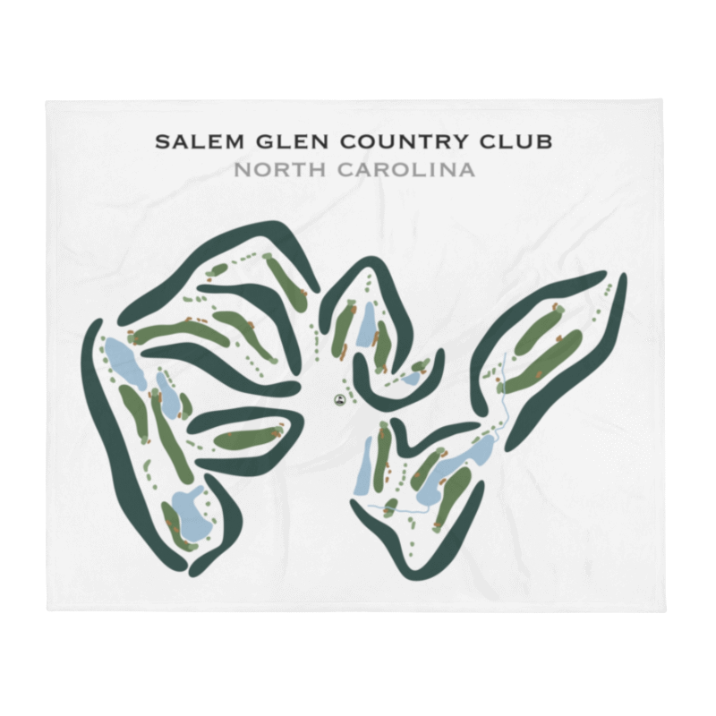 Salem Glen Country Club, North Carolina - Printed Golf Courses