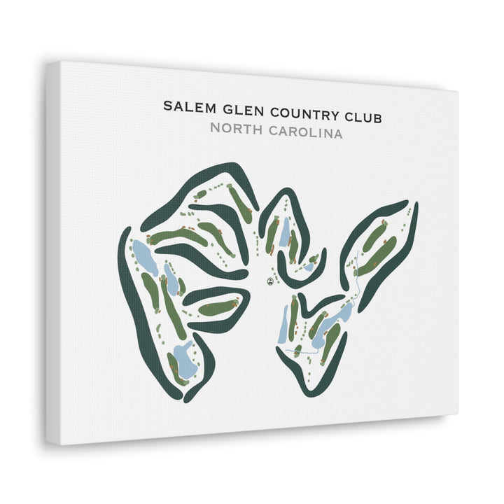 Salem Glen Country Club, North Carolina - Printed Golf Courses