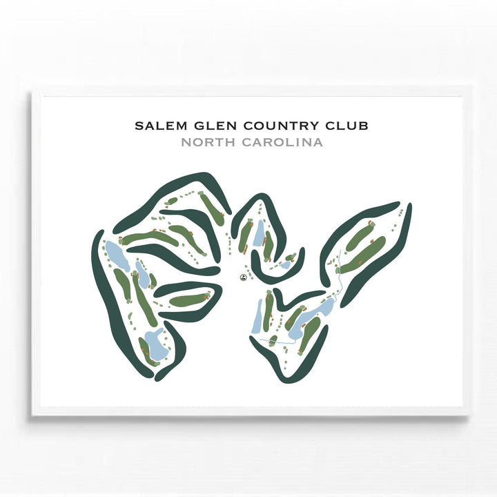 Salem Glen Country Club, North Carolina - Printed Golf Courses