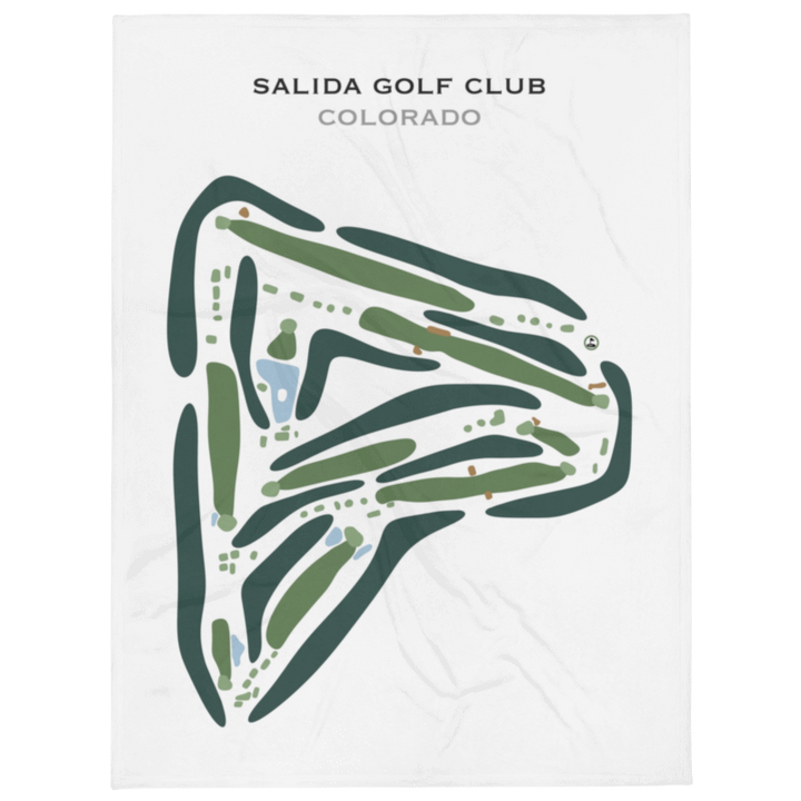 Salida Golf Club, Colorado - Printed Golf Courses