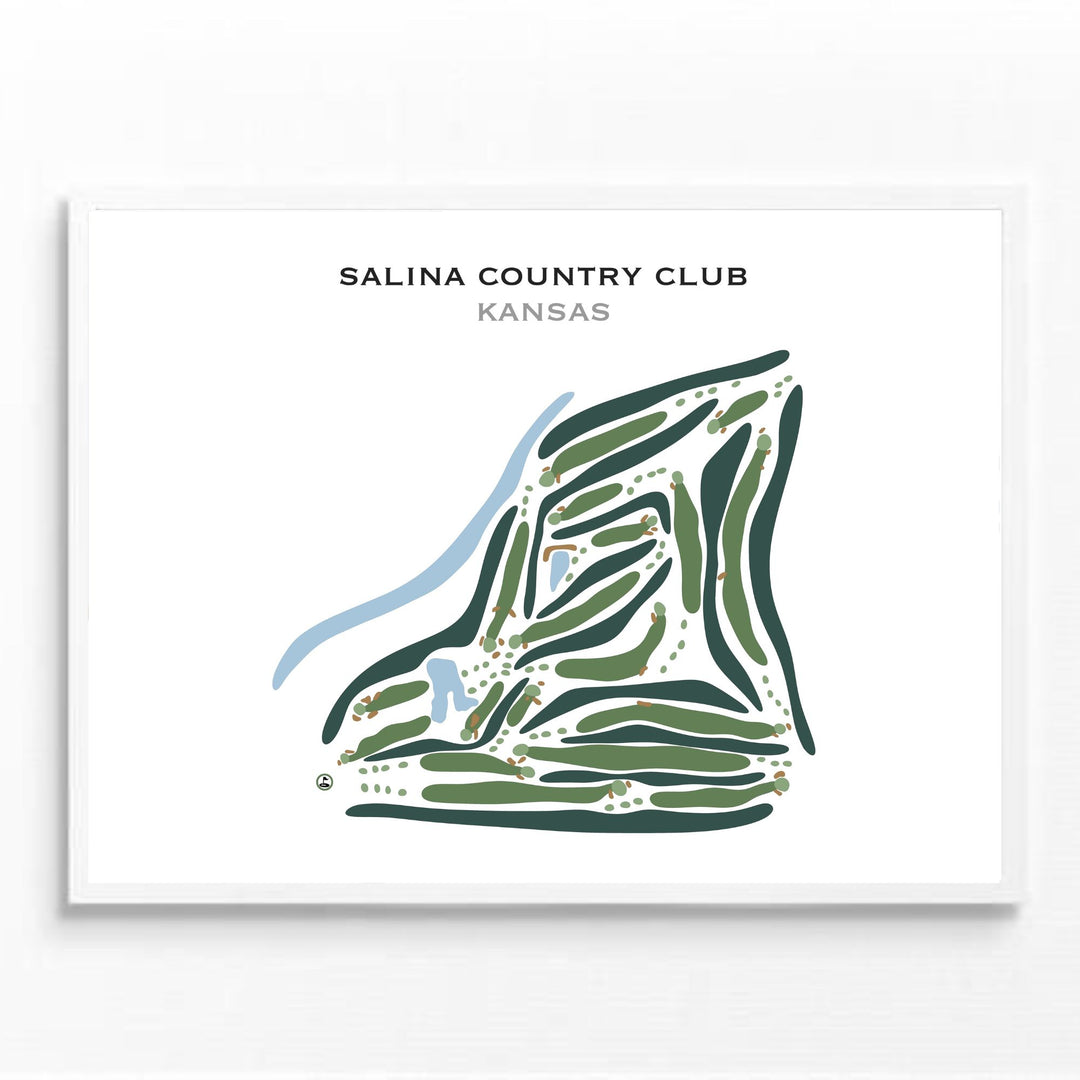 Salina Country Club, Kansas - Printed Golf Courses