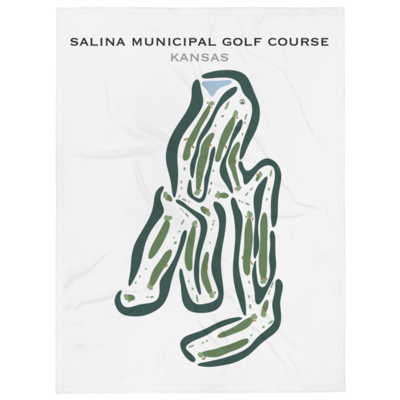 Salina Municipal Golf Course, Kansas - Printed Golf Courses