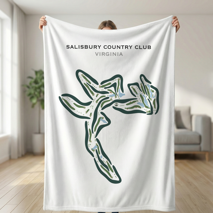 Salisbury Country Club, Virginia - Printed Golf Courses