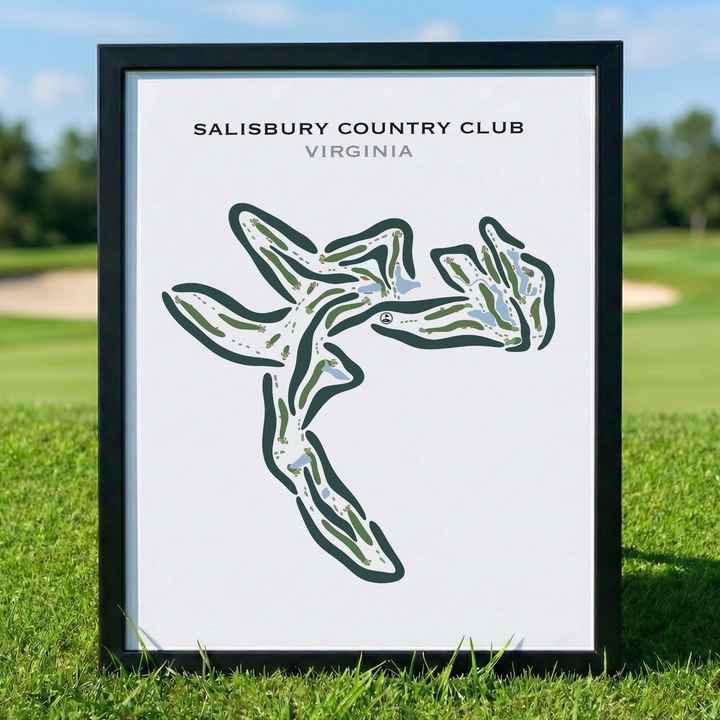 Salisbury Country Club, Virginia - Printed Golf Courses