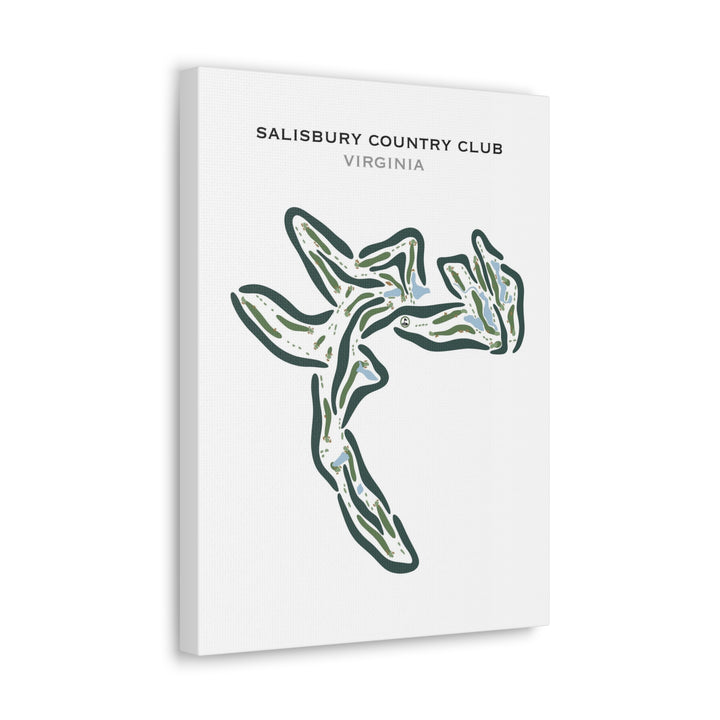 Salisbury Country Club, Virginia - Printed Golf Courses