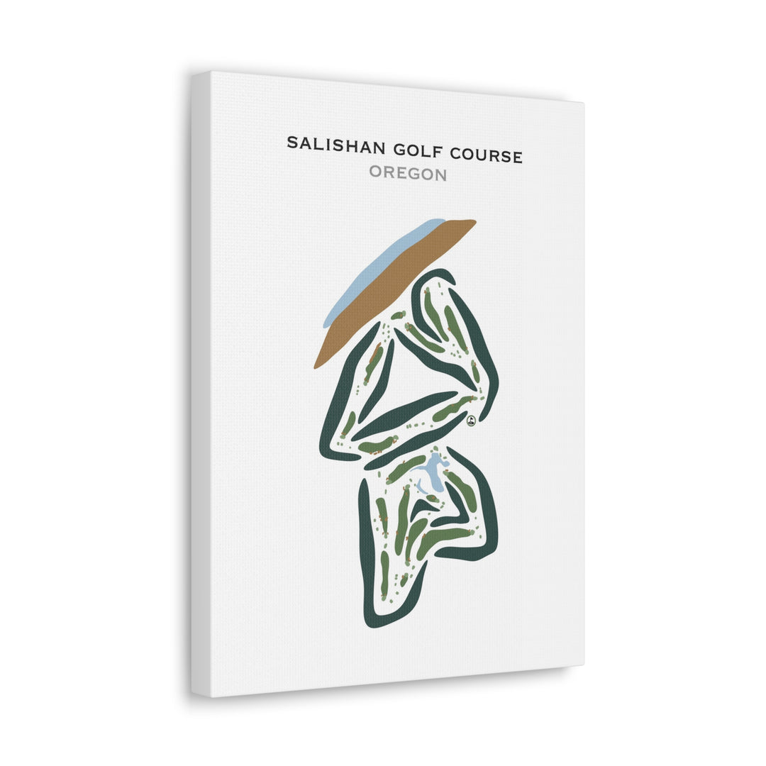 Salishan Golf Course, Oregon- Printed Golf Courses