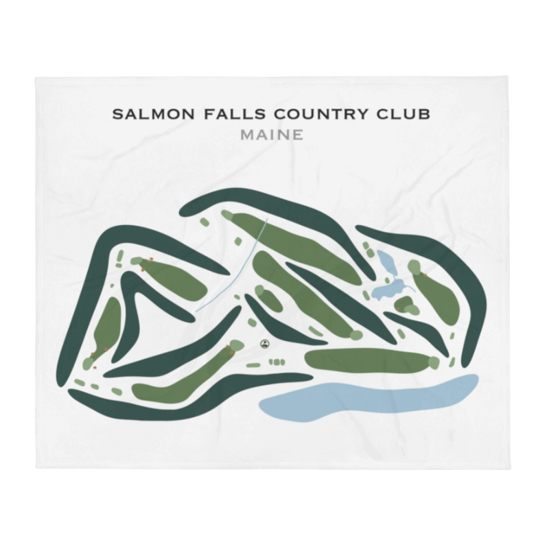 Salmon Falls Country Club, Maine - Printed Golf Courses