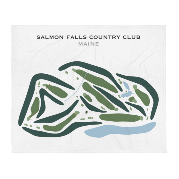 Salmon Falls Country Club, Maine - Printed Golf Courses