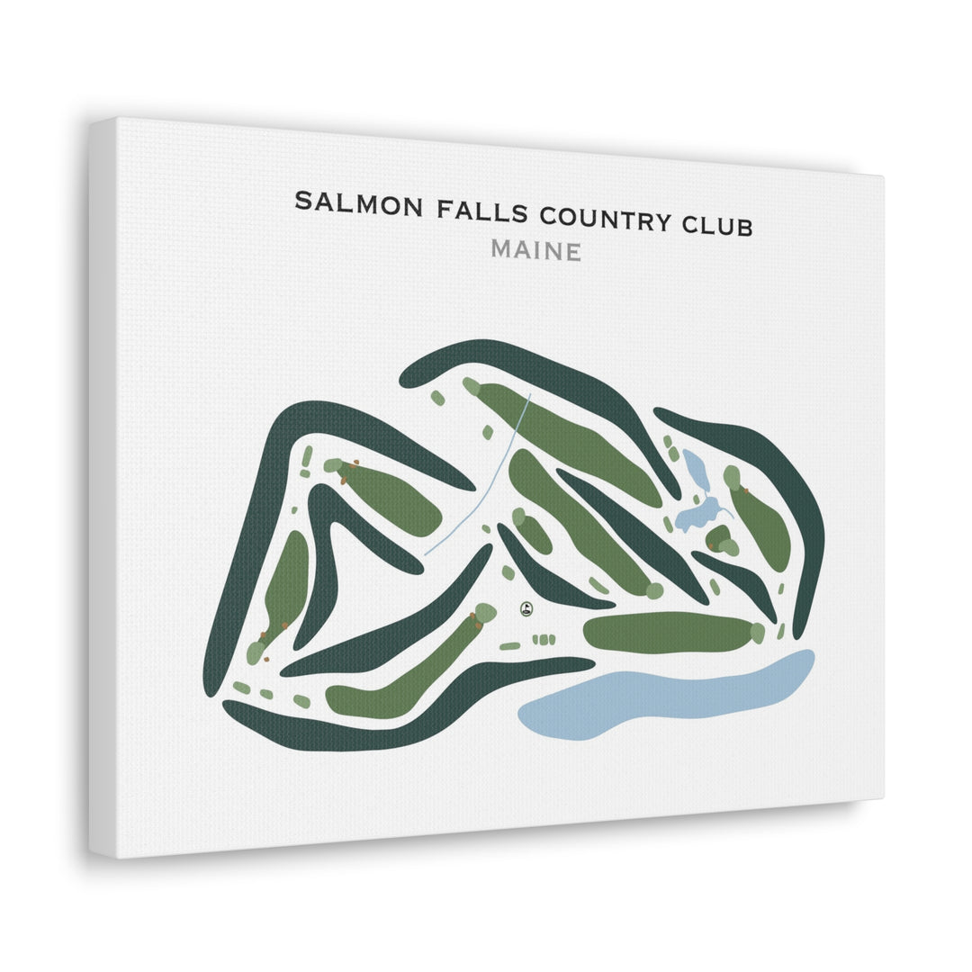 Salmon Falls Country Club, Maine - Printed Golf Courses