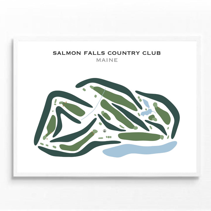 Salmon Falls Country Club, Maine - Printed Golf Courses