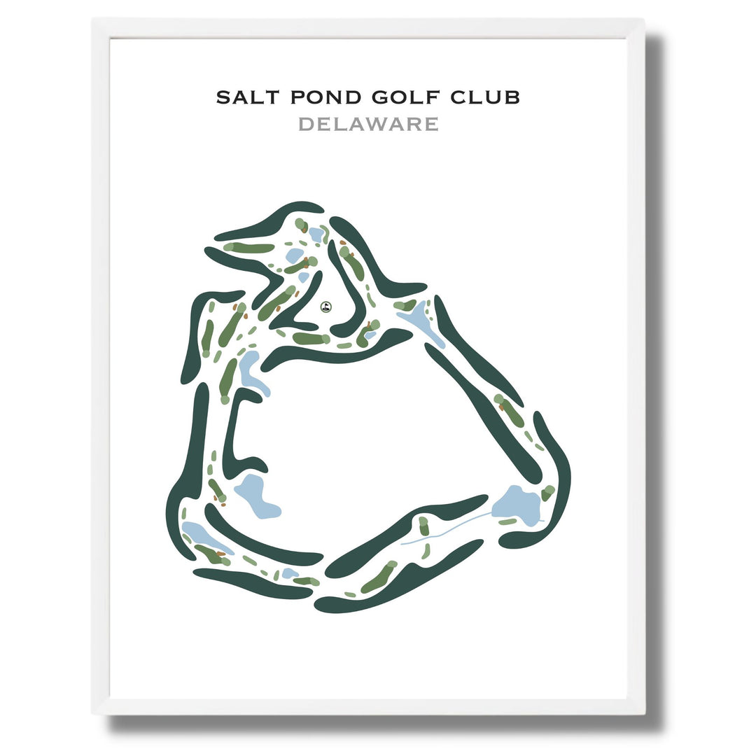 Salt Pond Golf Club, Delaware - Printed Golf Course