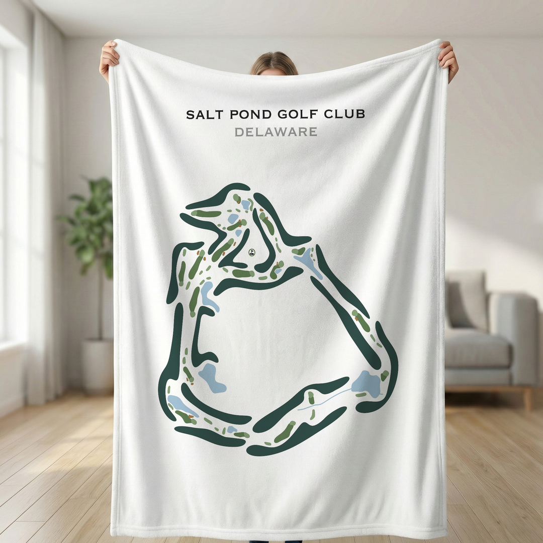 Salt Pond Golf Club, Delaware - Printed Golf Course
