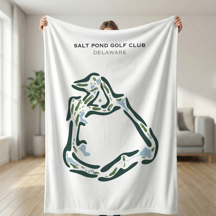 Salt Pond Golf Club, Delaware - Printed Golf Course
