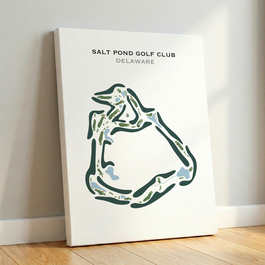 Salt Pond Golf Club, Delaware - Printed Golf Course