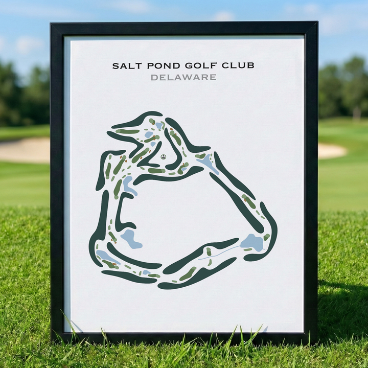Salt Pond Golf Club, Delaware - Printed Golf Course