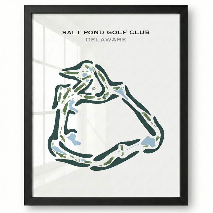 Salt Pond Golf Club, Delaware - Printed Golf Course