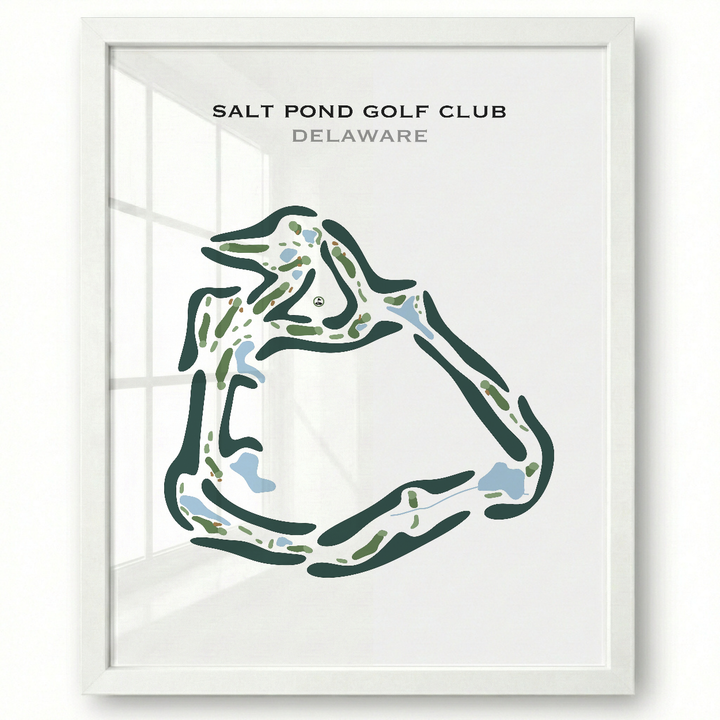 Salt Pond Golf Club, Delaware - Printed Golf Course