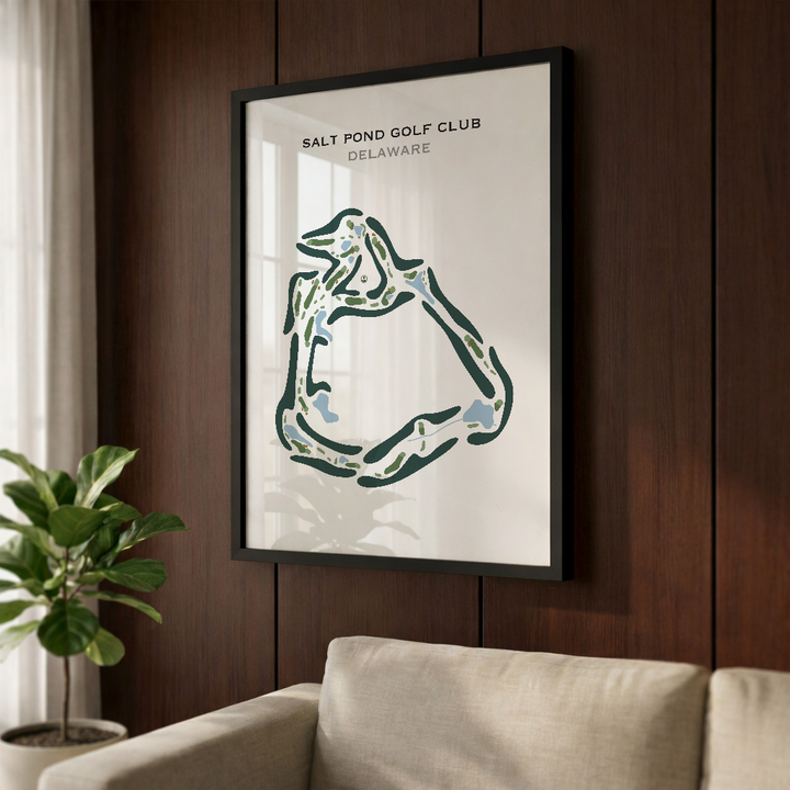Salt Pond Golf Club, Delaware - Printed Golf Course