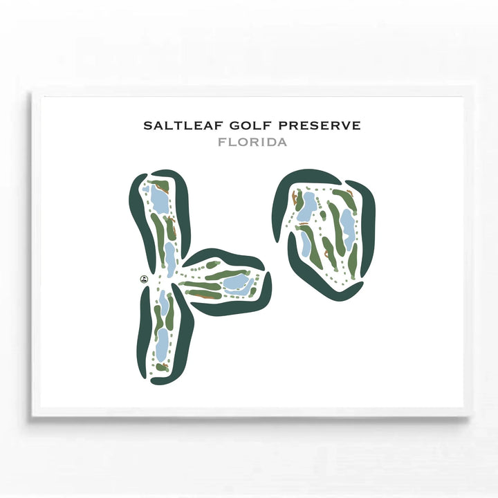 Saltleaf Golf Preserve, Florida - Printed Golf Courses