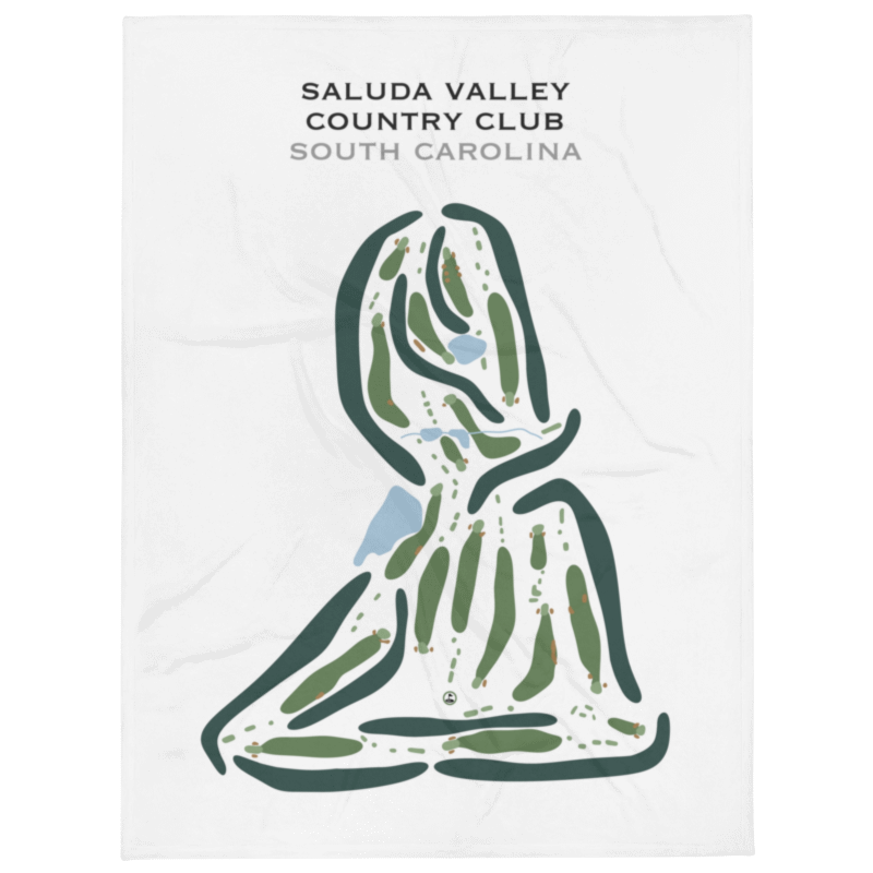 Saluda Valley Country Club, South Carolina - Printed Golf Courses