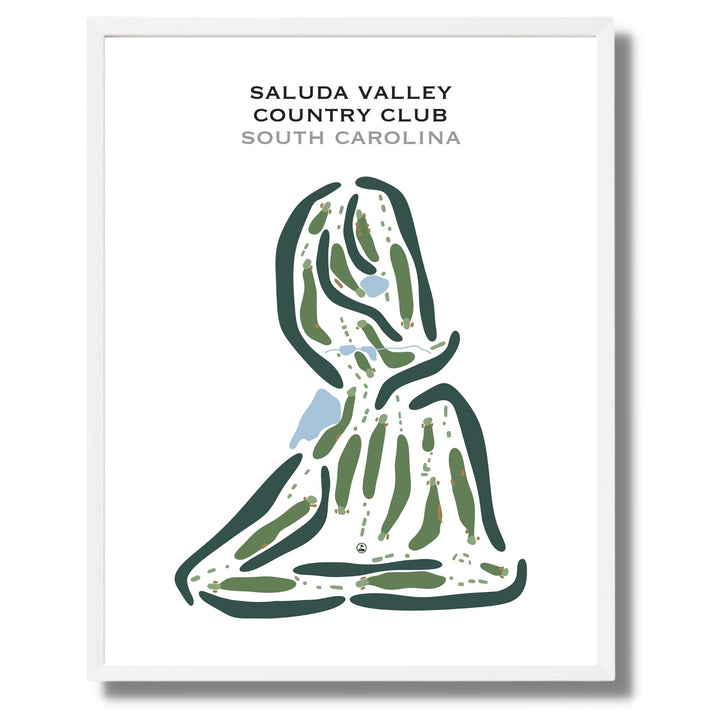 Saluda Valley Country Club, South Carolina - Printed Golf Courses