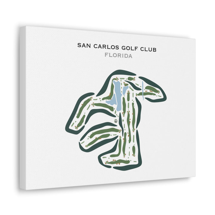 San Carlos Golf Club, Florida - Printed Golf Courses