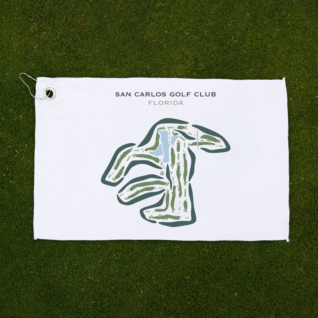 San Carlos Golf Club, Florida - Printed Golf Courses