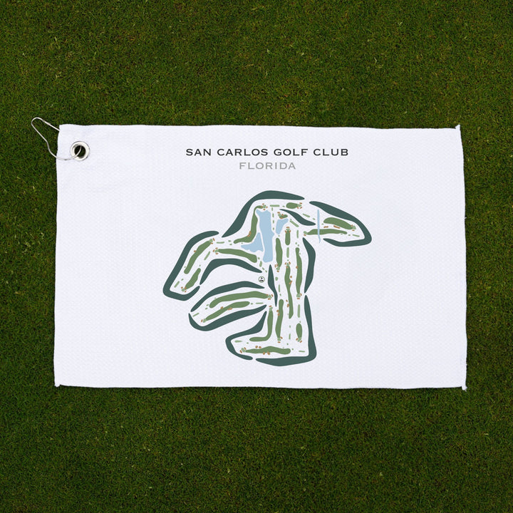 San Carlos Golf Club, Florida - Printed Golf Courses