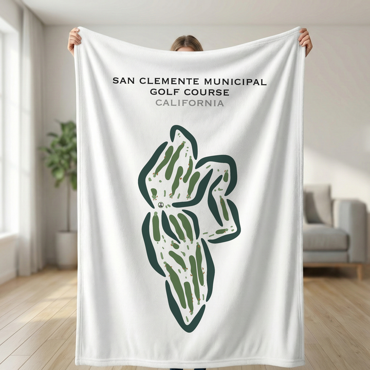 San Clemente Municipal Golf Course, California - Printed Golf Courses