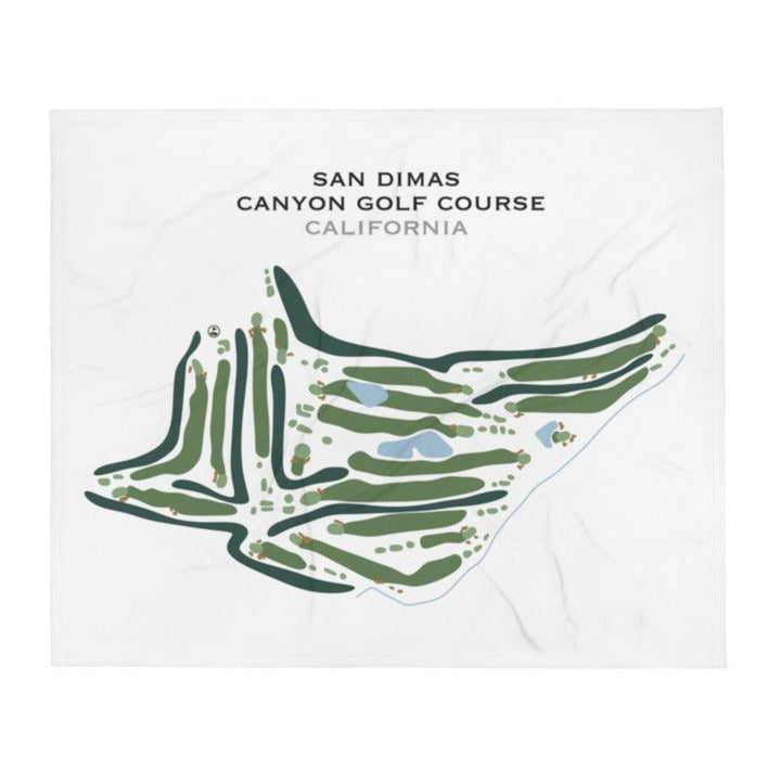 San Dimas Canyon Golf Course, California - Printed Golf Courses - Golf Course Prints