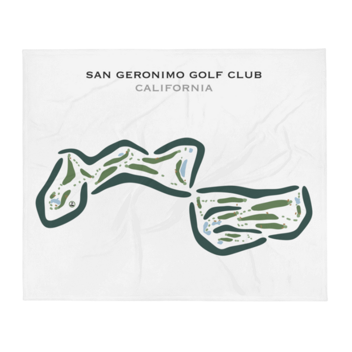 San Geronimo Golf Club, California - Printed Golf Courses