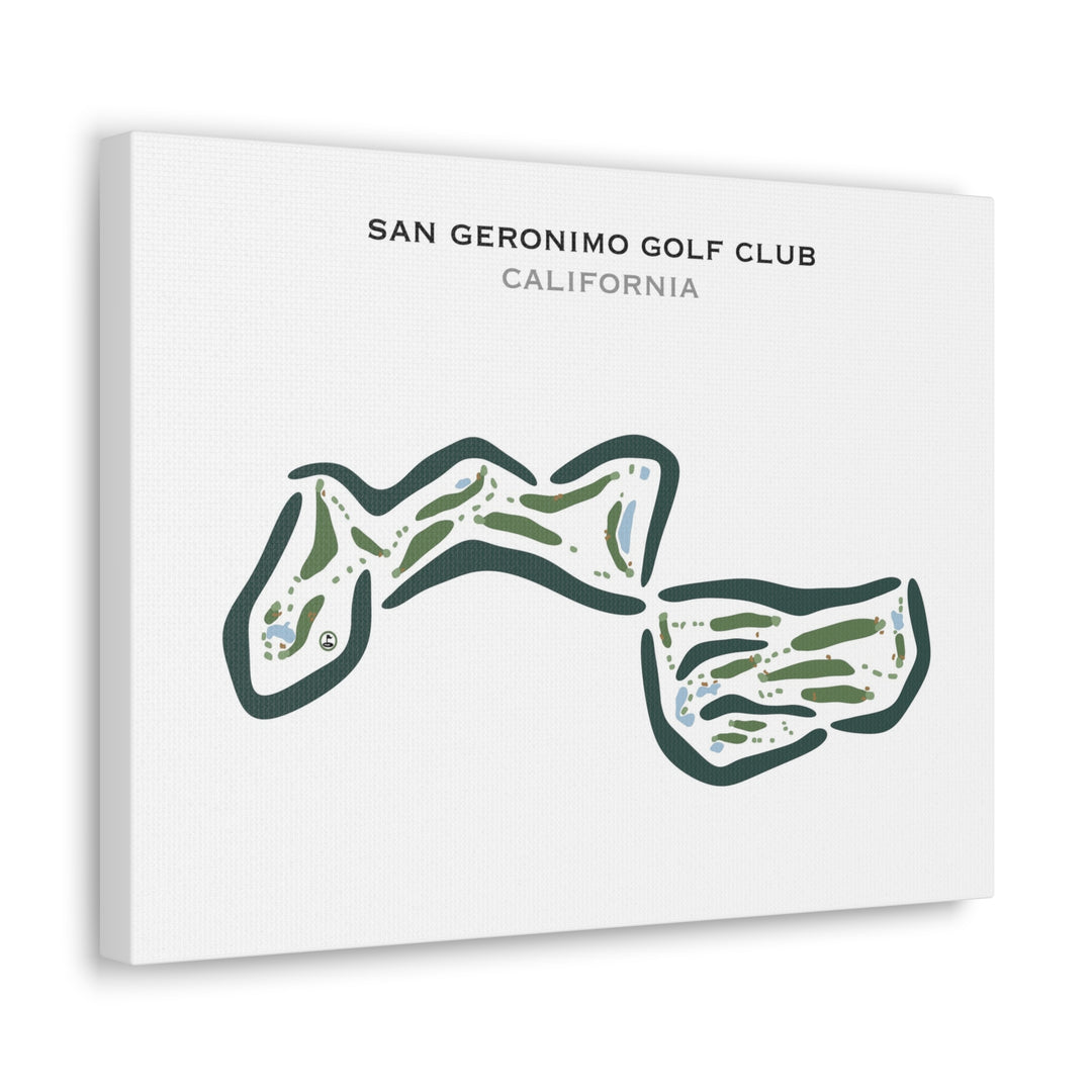 San Geronimo Golf Club, California - Printed Golf Courses