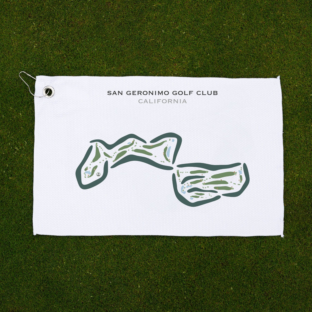 San Geronimo Golf Club, California - Printed Golf Courses