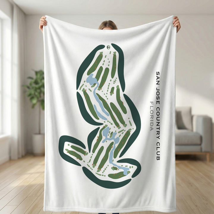 San Jose Country Club, Florida - Printed Golf Courses